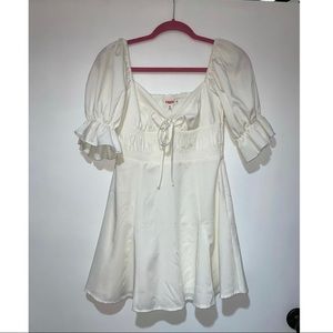 UO Eggie mini puff sleeve dress